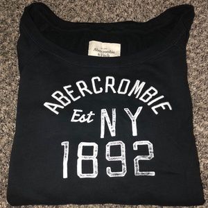 Navy Blue Abercrombie Crewneck